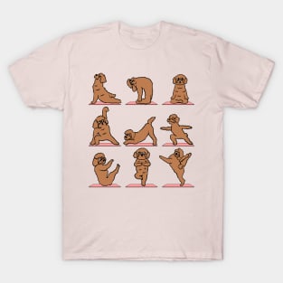 Goldendoodle Yoga T-Shirt